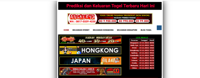 Tiket Togel Dunia Indonesia - Prediksi Judi Togel